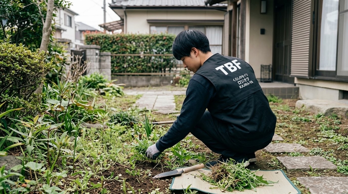 お庭の手入れ・清掃作業